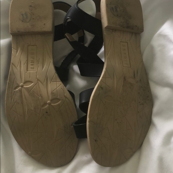 Esprit black sandals size 6.5 - Picture 6 of 6
